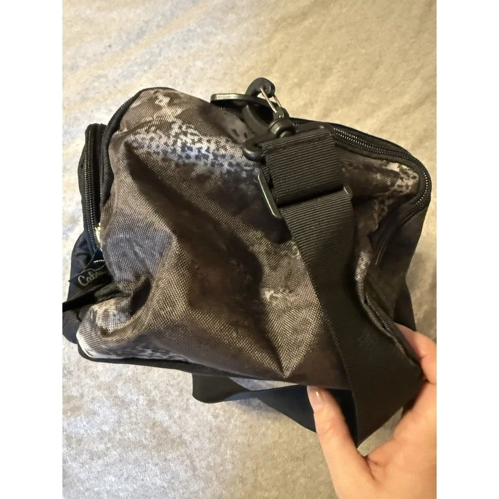 Cabela's Gear Bag Balck Camo Hunting Fishing Catch-All Outdoor Organizer